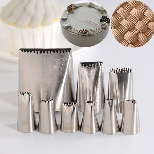 编织排齿蛋糕造型裱花嘴