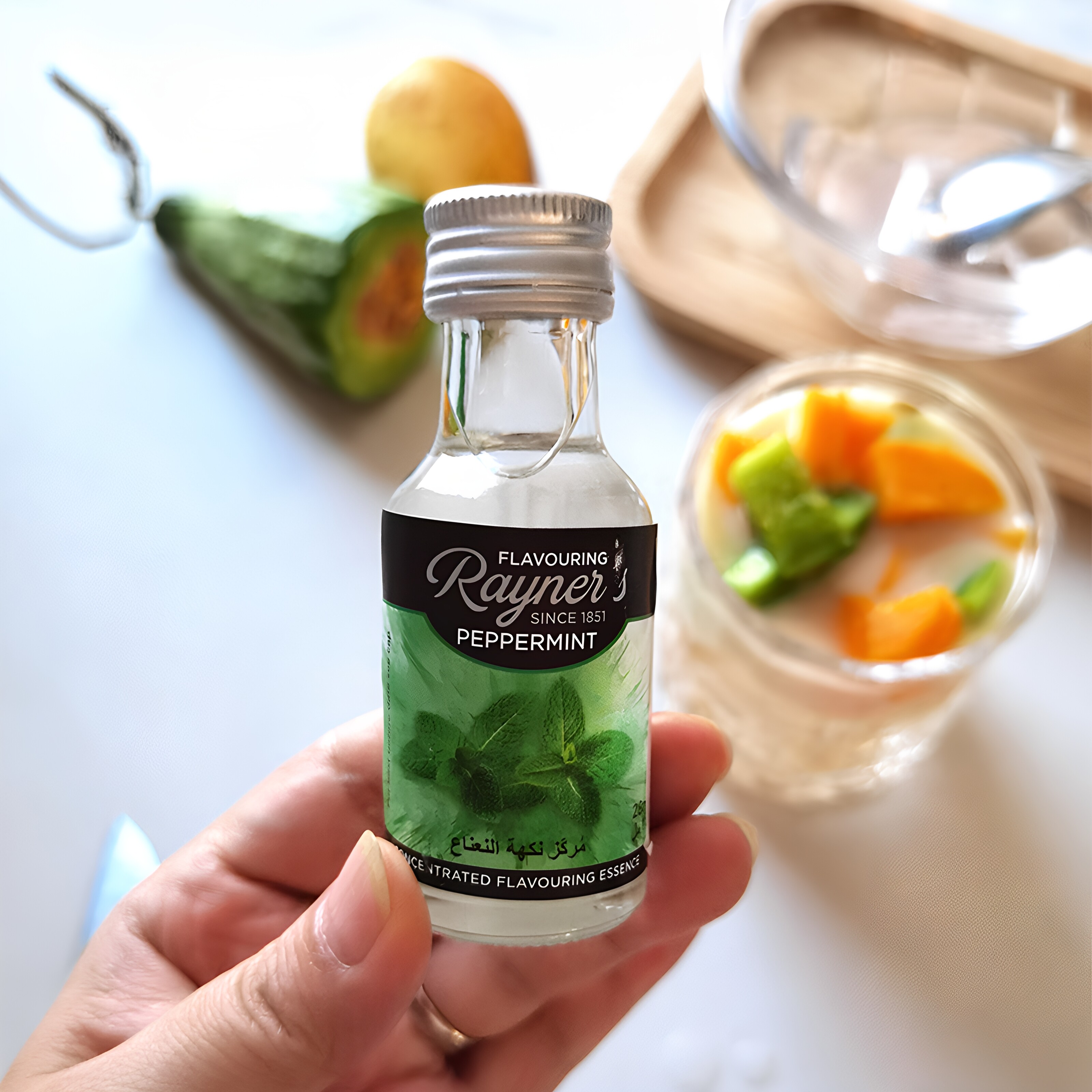 英国进口薄荷香精食用清凉冰粉绿豆汤配料黑白凉粉薄荷水食用香精