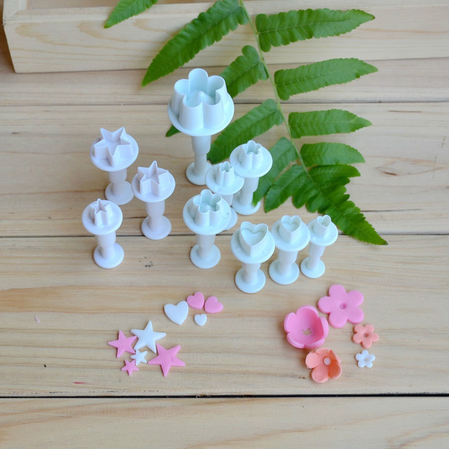 花朵切模弹簧压印模饼干面点蛋糕