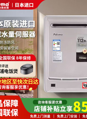 Paloma/百乐满JSW52-2602BCW燃气热水器进口室外防冻精准恒温26升