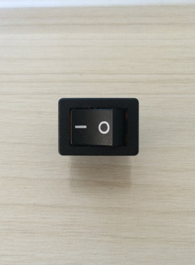 开关 单刀船型开关 sw 330 120V5A AC 铜脚 黑色 2脚2档