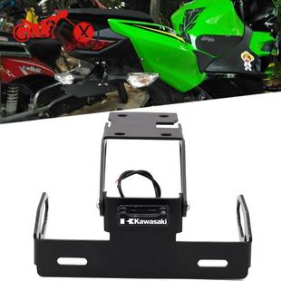 适用川崎NINJA650忍者400 Z650 Z400改装件车牌架短尾支架牌照架