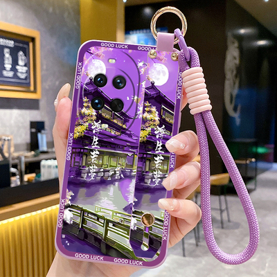 适用于华为Nova14手机壳腕带支架Nova13防摔Nova12手绳Nova11女Nova10pro可爱Nova9硅胶软Nova8时尚Nova7潮