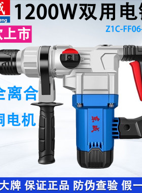 东成双用电锤电镐1200W大功率