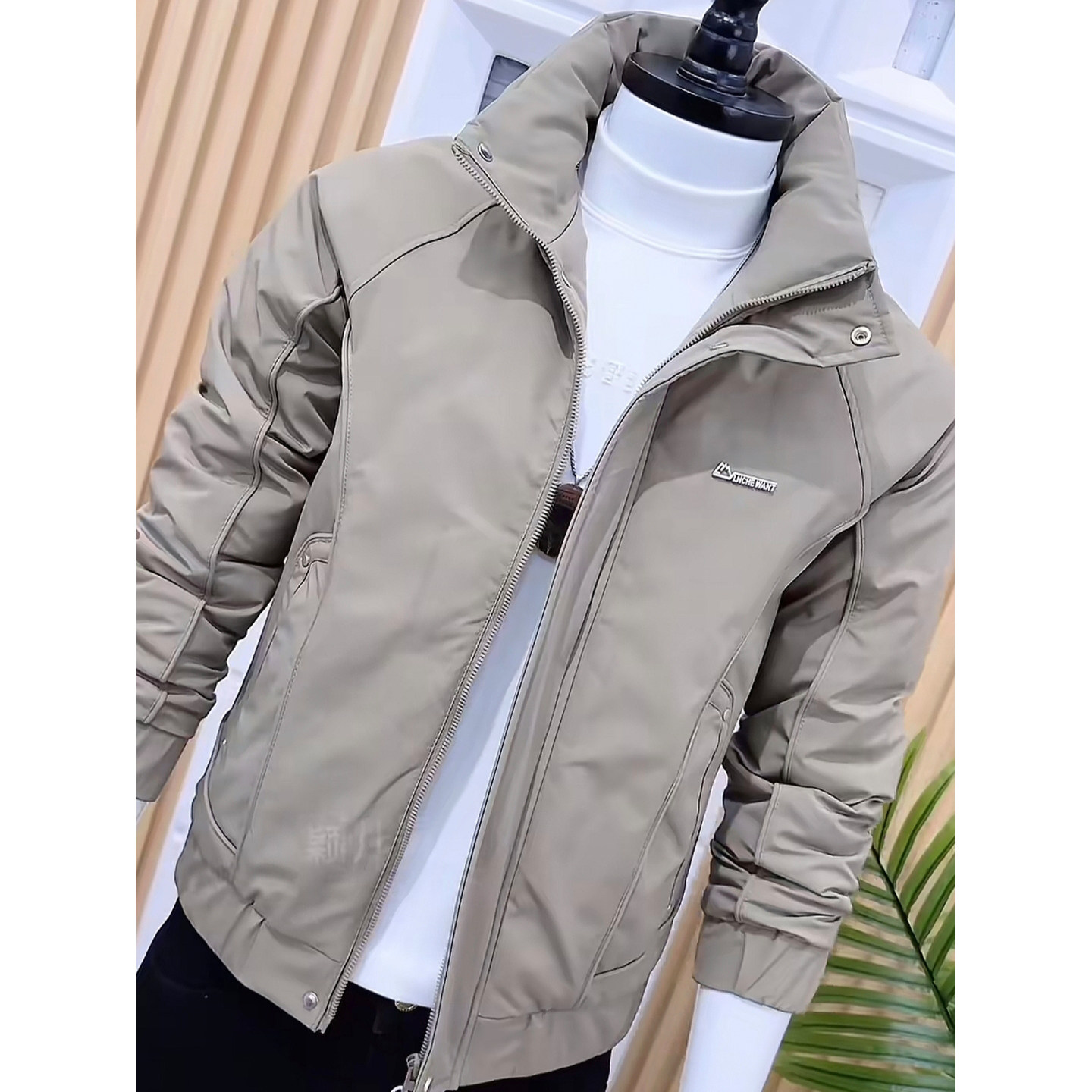 冬季新款男士棉服外套加厚保暖时尚韩版修身显瘦休闲百搭立领棉衣