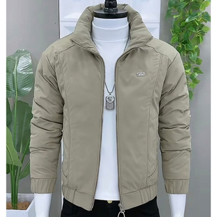 冬季新款男士棉服加厚保暖时尚韩版修身显瘦休闲立领百搭棉衣外套