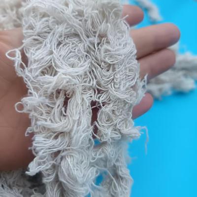 擦机布棉丝白棉纱废纱白色棉丝