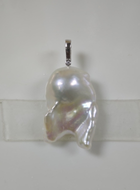 特价-不-退-换-18x27mm巴洛克珍珠吊坠(通体925银小万能扣)