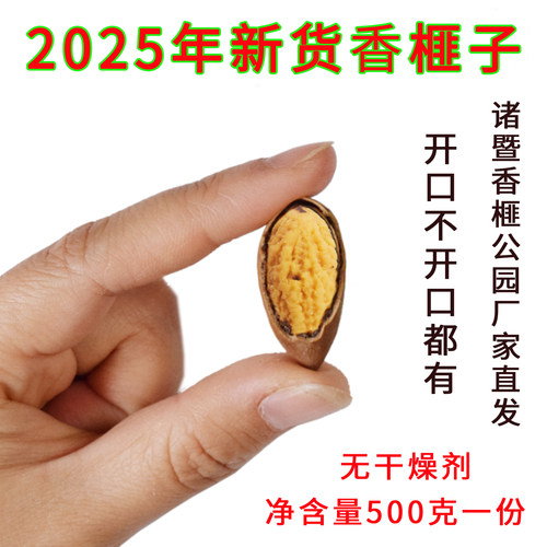 诸暨枫桥特产新货开口香榧2025年