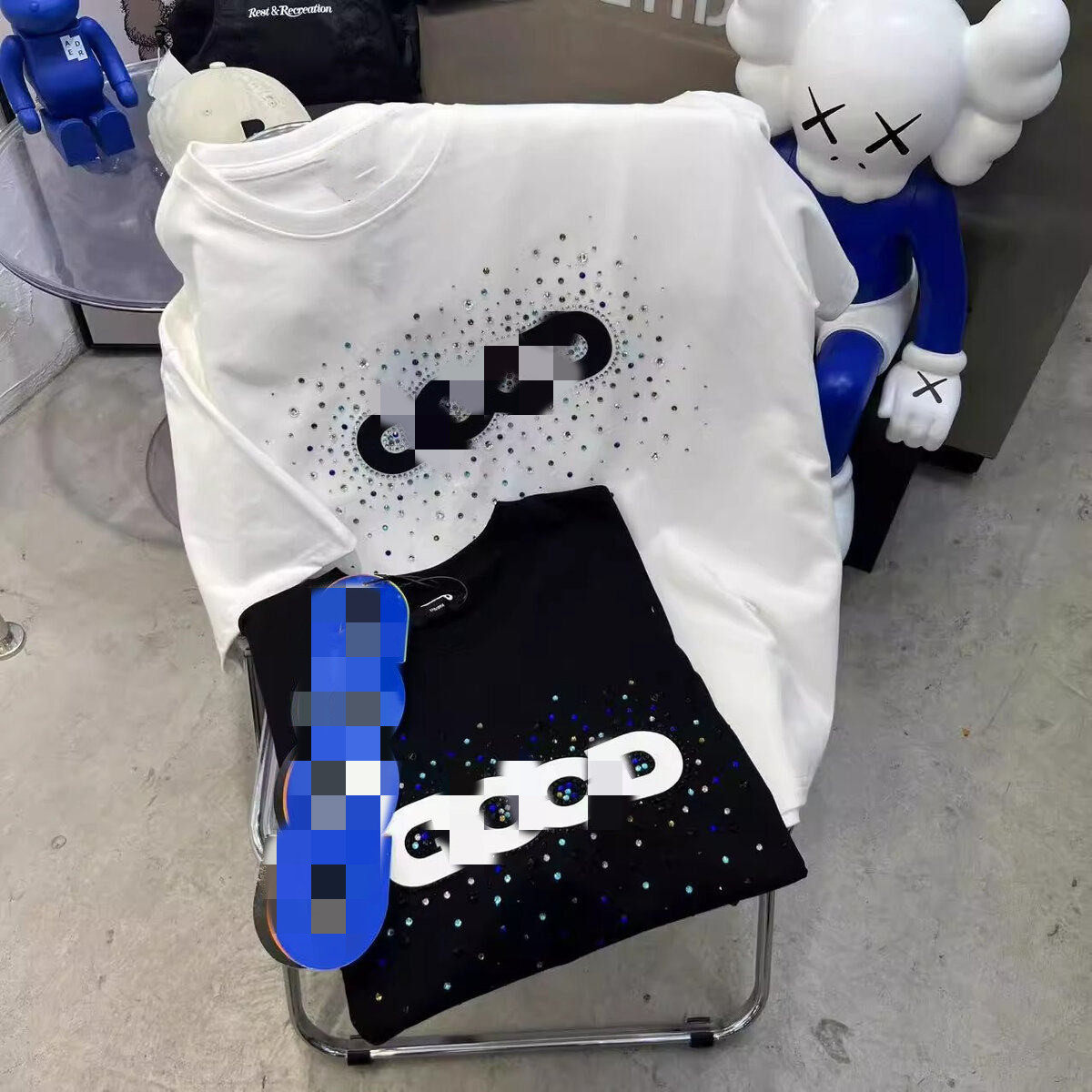 GOOD彩钻假日缤纷糖果宝石纯棉短袖轻奢时尚高级感T恤男女同款潮