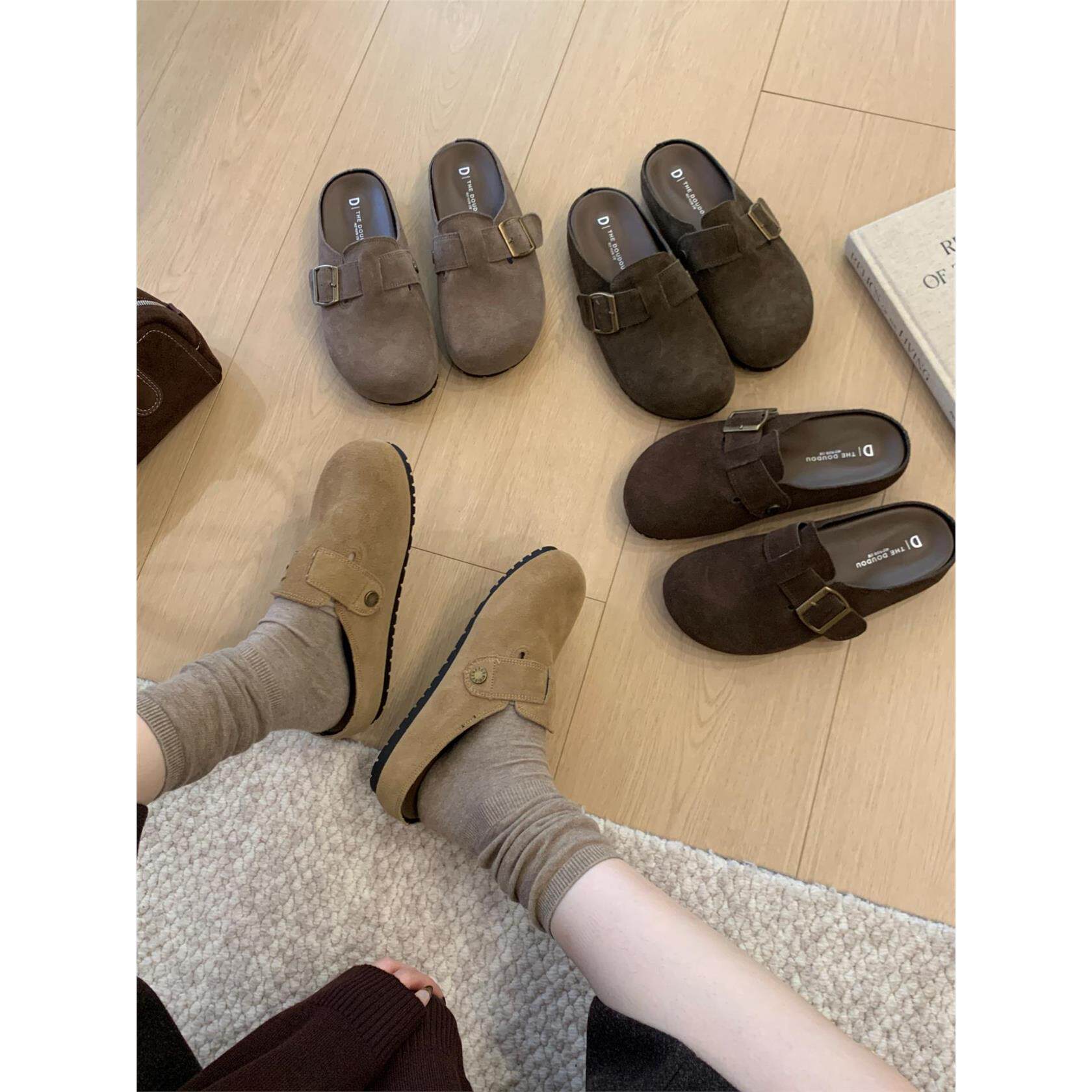 THEDOU韩版勃肯鞋女秋季