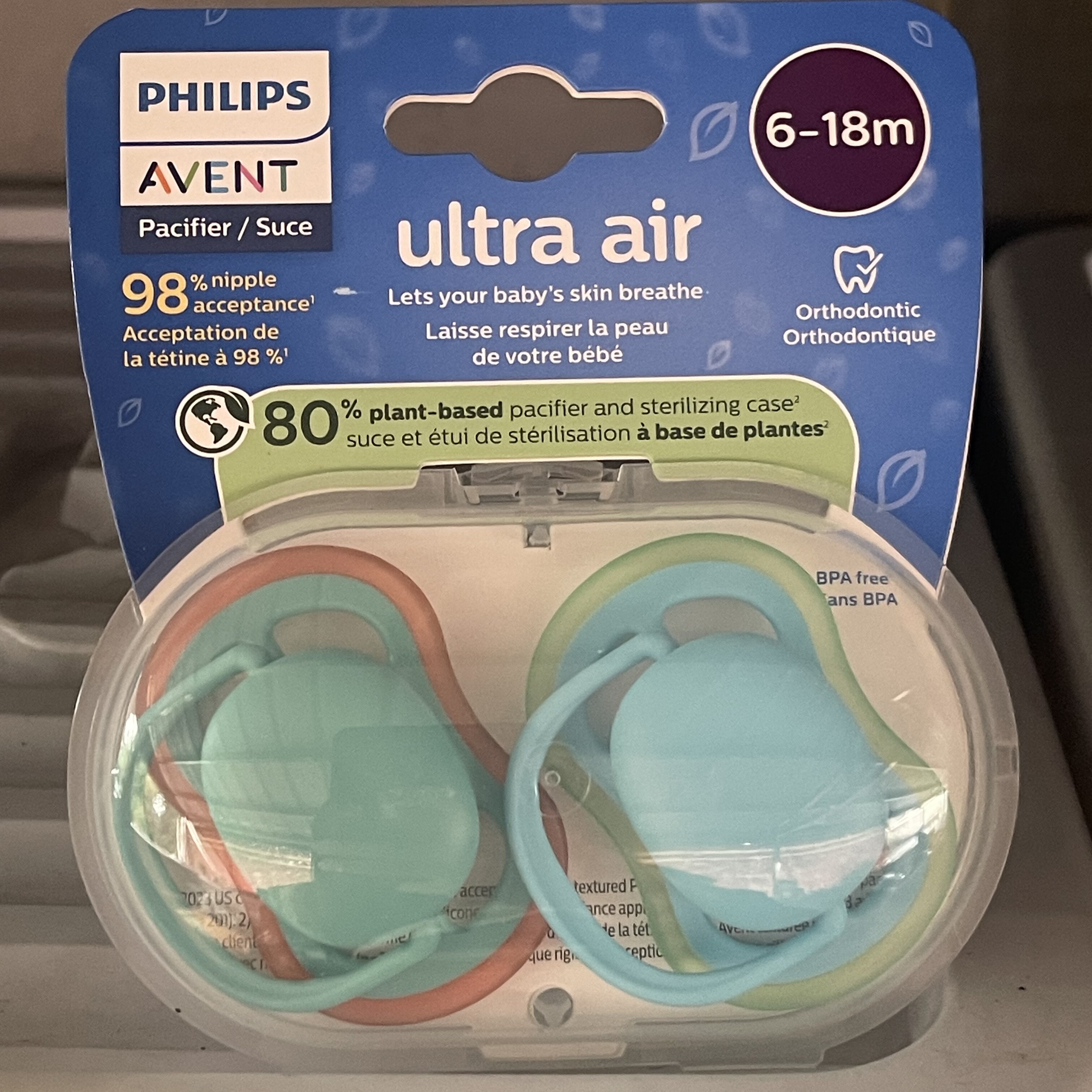 美国进口新生儿宝宝安抚奶嘴6-18个月防胀气硅胶扁头0-6月四/六孔,婴童用品,奶嘴/安抚奶嘴,淘宝优惠券,粉丝福利购,淘宝优惠卷