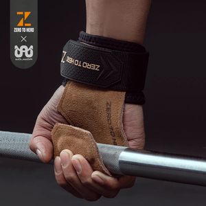 zerotohero助力带护掌健身护腕单杠引体向上卧推训练硬拉握力带男