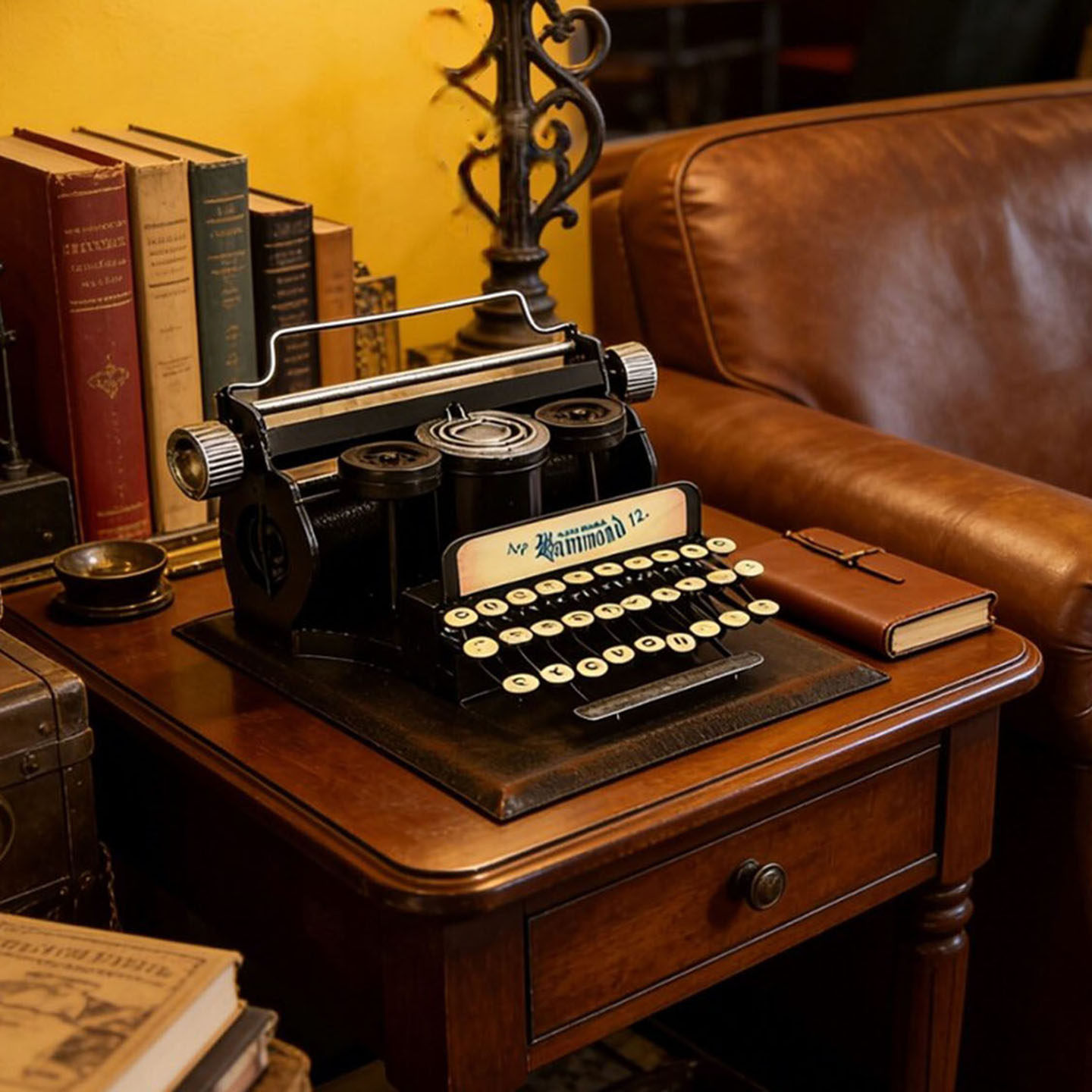 复古老式打字机打印机模型摆件上海民国老物件古董怀旧电影道具