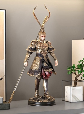 1斗战圣佛孙悟空齐天大圣摆件手办模型办公室客厅玄关饰品乔迁