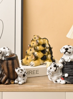 简约可爱小狗存钱罐奇趣装饰摆件