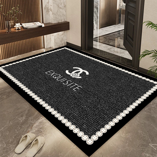 小香风硅藻泥家用入户门垫进门垫玄关门厅脚垫门口防滑地垫可裁剪