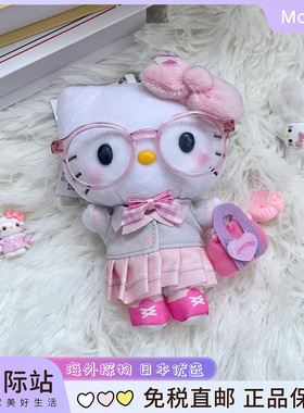 日本学院风平成辣妹hellokitty背包挂饰生日礼物kt猫书包挂件