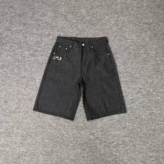 Koi Embroidery Shorts