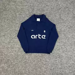 2025 New Autumn and Winter Arte Knit Sweater, Lapel Sweater, Letter Jacquard Knitwear, Lapel for Both Men and Women