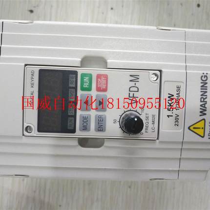 议价台达M系列变频器1.5KW 220V单相输入 VFD015M21A 1.5KW变现货