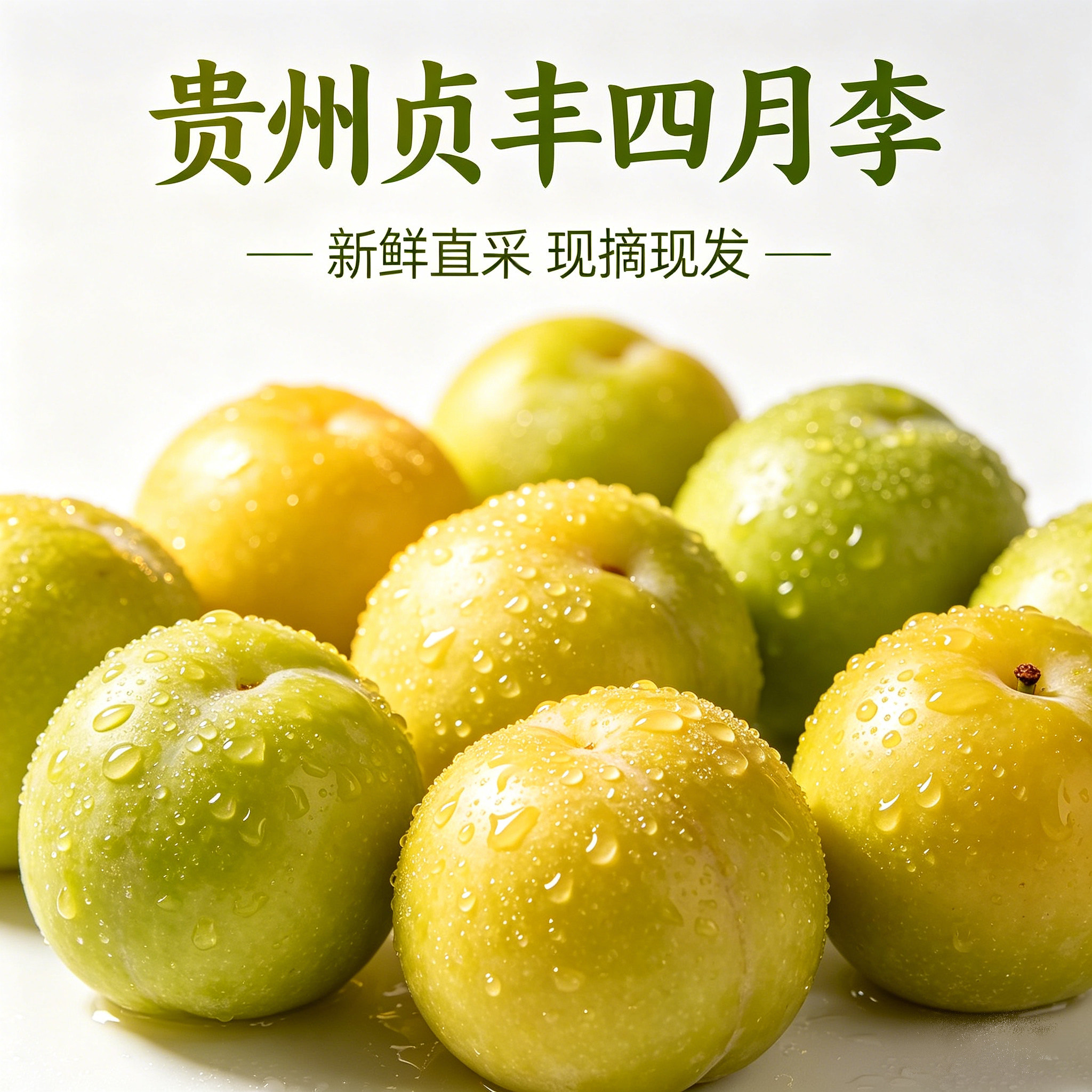 正宗贵州青脆脱骨李新鲜现摘当季孕妇水果酸脆爽口李子3/5斤包邮