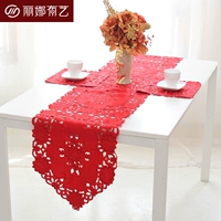 Свадьба Hi Celebration Table Flag, флаг свадебного кровати Полый обеденный стол