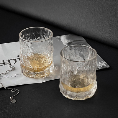 ins风高级感雨雾杯威士忌酒杯