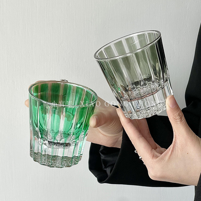 小众简约日式星芒玻璃酒杯