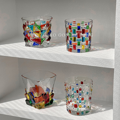 blingbling折射彩虹光中古杯