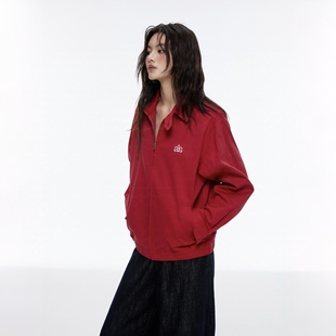 夹克显瘦宽松休闲基础上衣外套 复古哈灵顿LOGO衬衫 Archivum 美式
