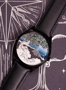 英国琼斯 The Ascendent 飞升创意个性男女真皮钢带自动机械手表