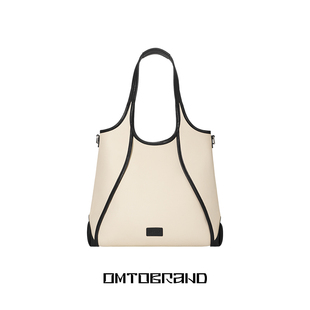 omto麸麸燕麦购物袋2025春季新款大容量单肩手提包百搭托特包通勤