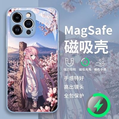 樱花波奇酱手机壳苹果18promax孤独摇滚iPhone17磁吸Magsafe无线充电16华为mate80适用14小米15/oppo荣耀vivo