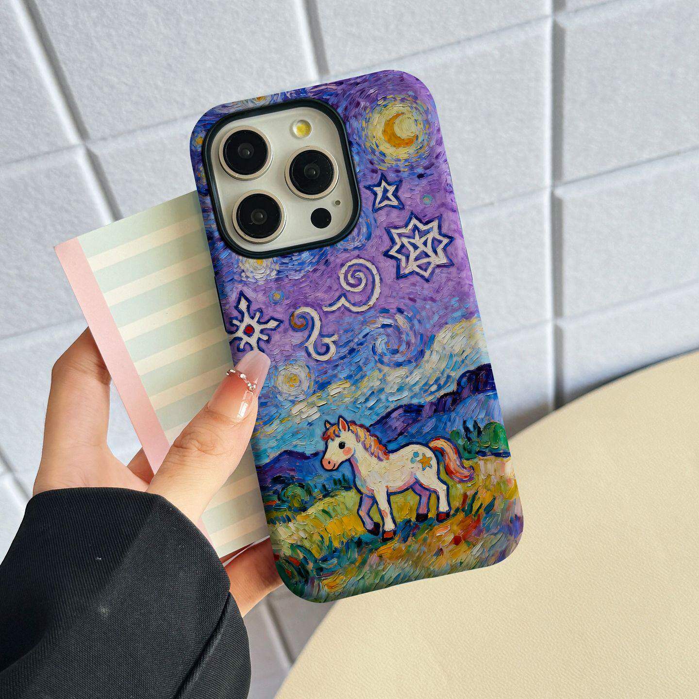 星绘萌马适用苹果iPhone17华为Pura80小米oppo红米vivo荣耀一加手机壳16Promax马年15春节14新年13女12男11潮