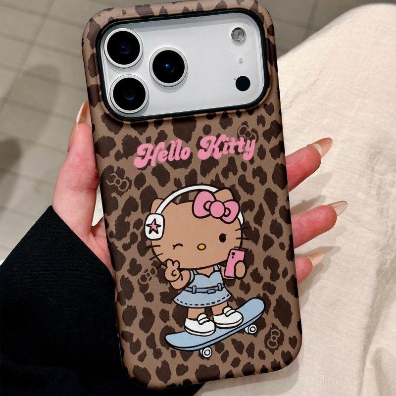 ins风可爱滑板kt猫适用iP