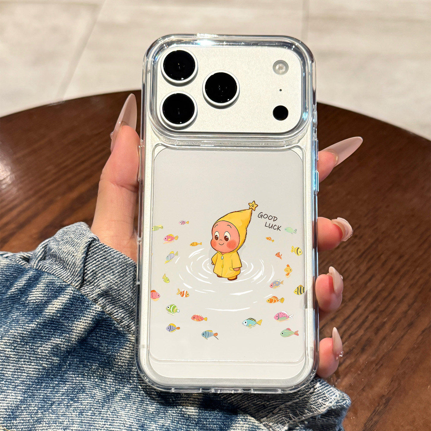 适用苹果17promax手机保护壳新款iphone17小鱼星星人17pro小众16pro透明15女14全包13防摔12矽胶11高级感创意
