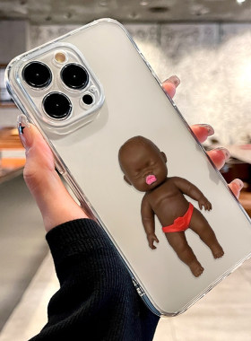适用苹果17Promax手机保护壳娜塔莎黑娃15男女iphone16矽胶13全包11新款14防摔12透明8软plus高级xs抽象网红