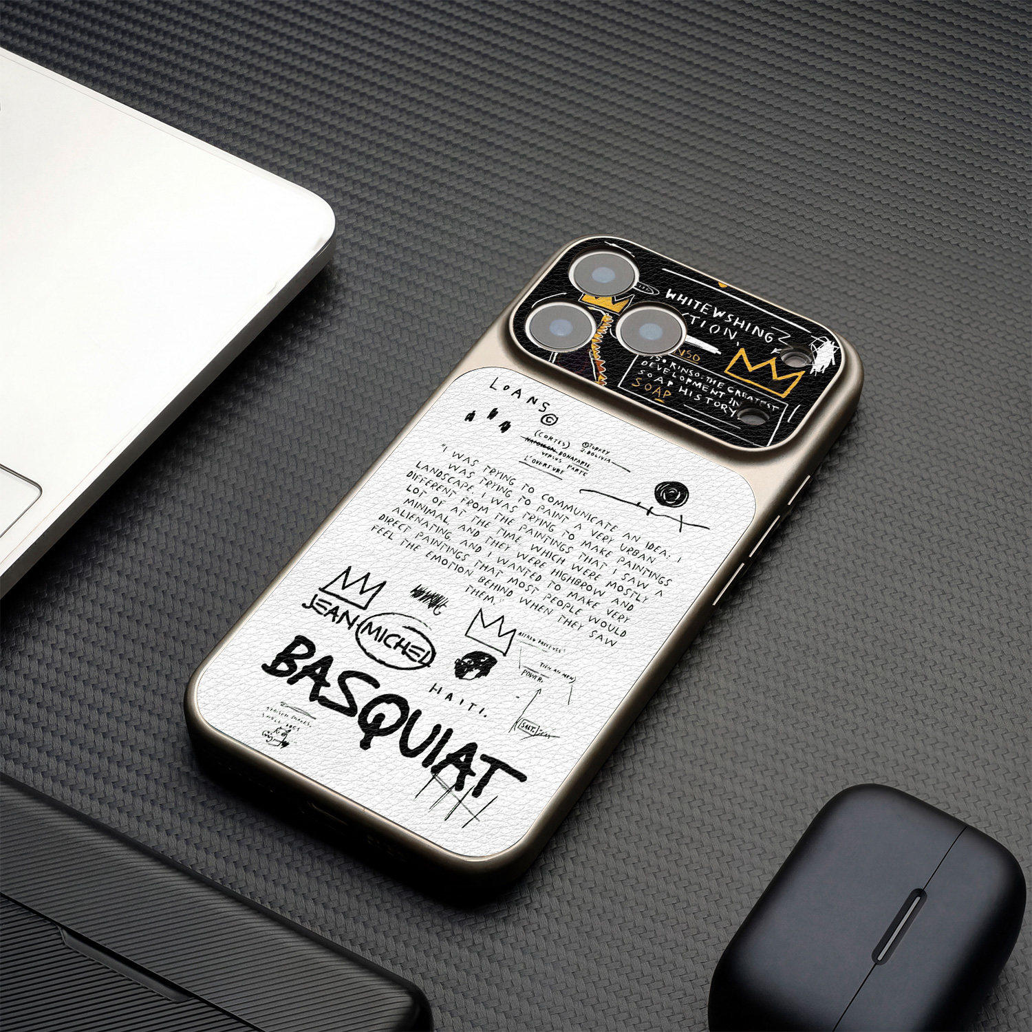 涂鸦怪兽皇冠适用于苹果17promax手机壳iPhone16pro小众15plus巴斯奎特14PM美式复古13promax男生防摔17e个性