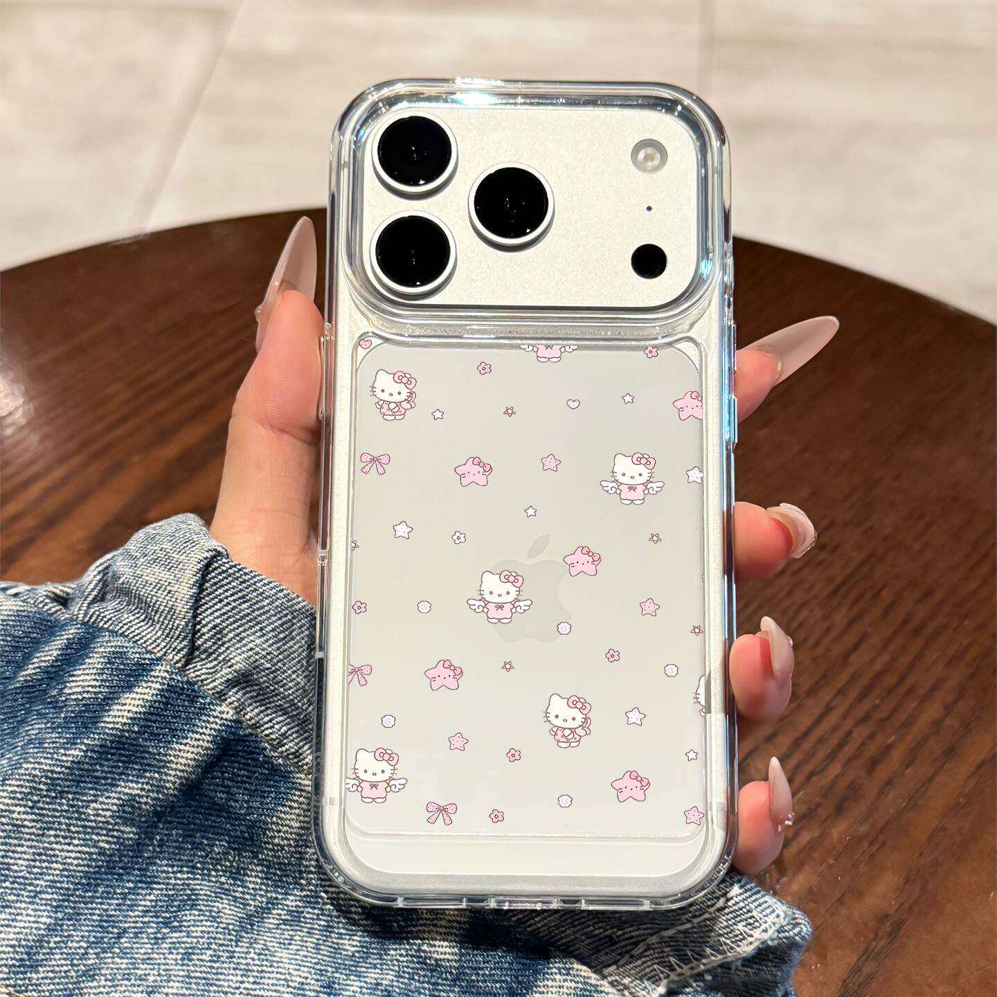 适用苹果17promax手机壳iPhone17高级17pro新款air粉色天使KT猫16pro硅胶15透明14好看13防摔12全包保护套女