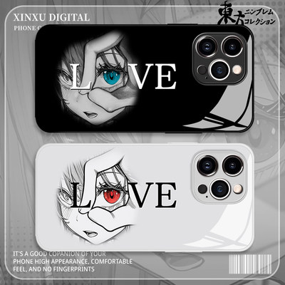 love动漫女孩手机保护壳