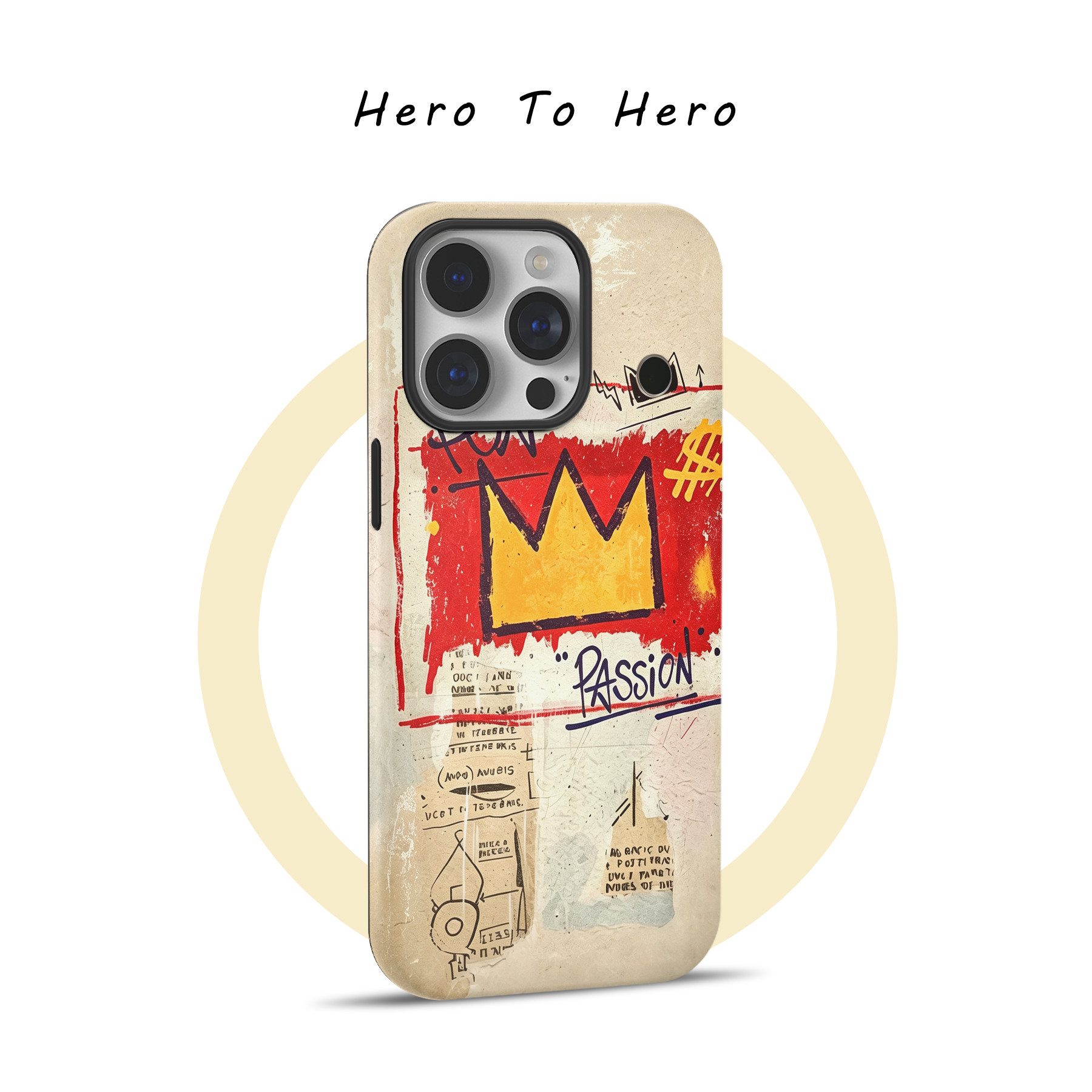 涂鸦王冠 适用苹果小米手机壳磁吸iPhone17promax新款潮流16个性ins风15创意高级14艺术复古13超火全包手机壳