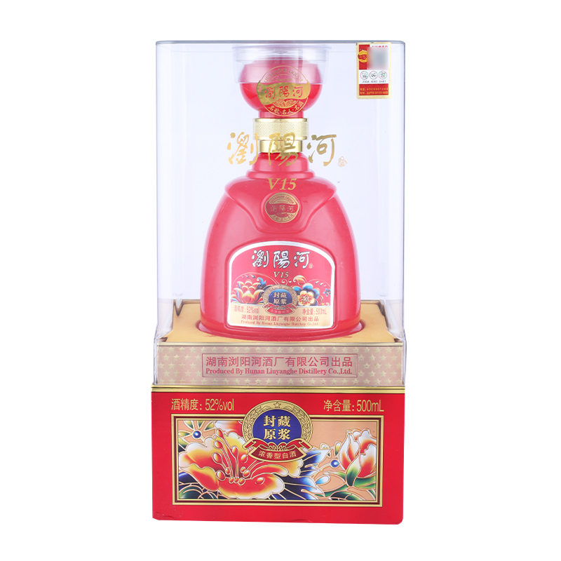 52度浏阳河酒封藏原浆(v15) 500ml/瓶