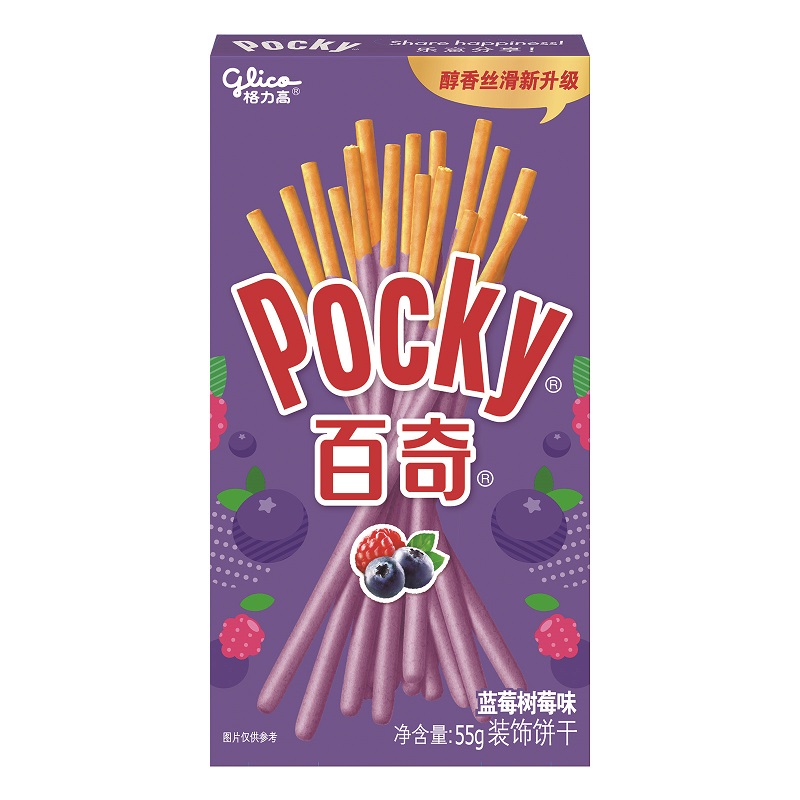 格力高百奇蓝莓树莓味装饰饼干 55g/盒|ruв категории закуски/орехи/специальность, печенье/расширение, печенье - от Buy2taobao.com для оказания профессиональной услуги покупки агента Taobao