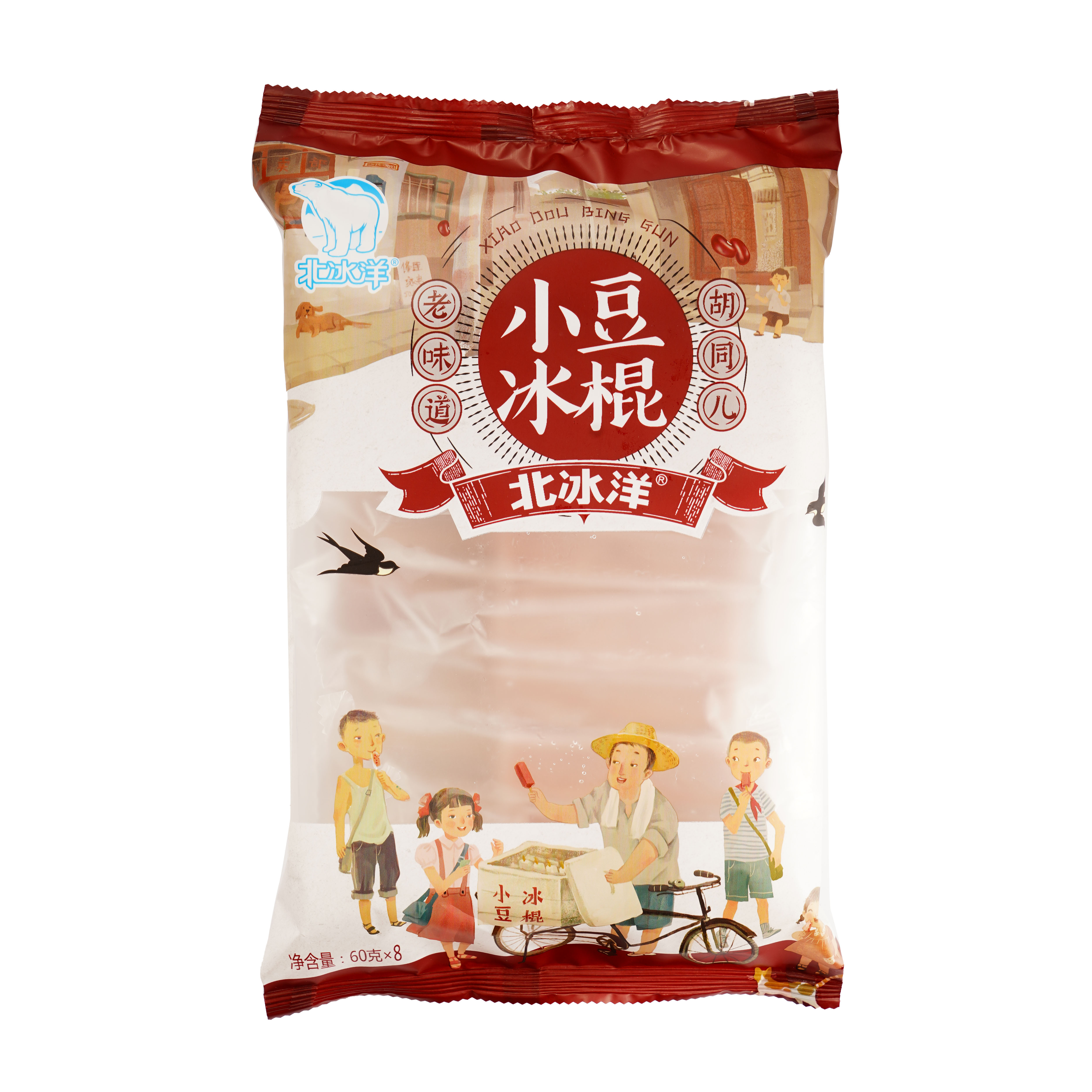 北冰洋小豆冰棍480克(60g*8支/袋