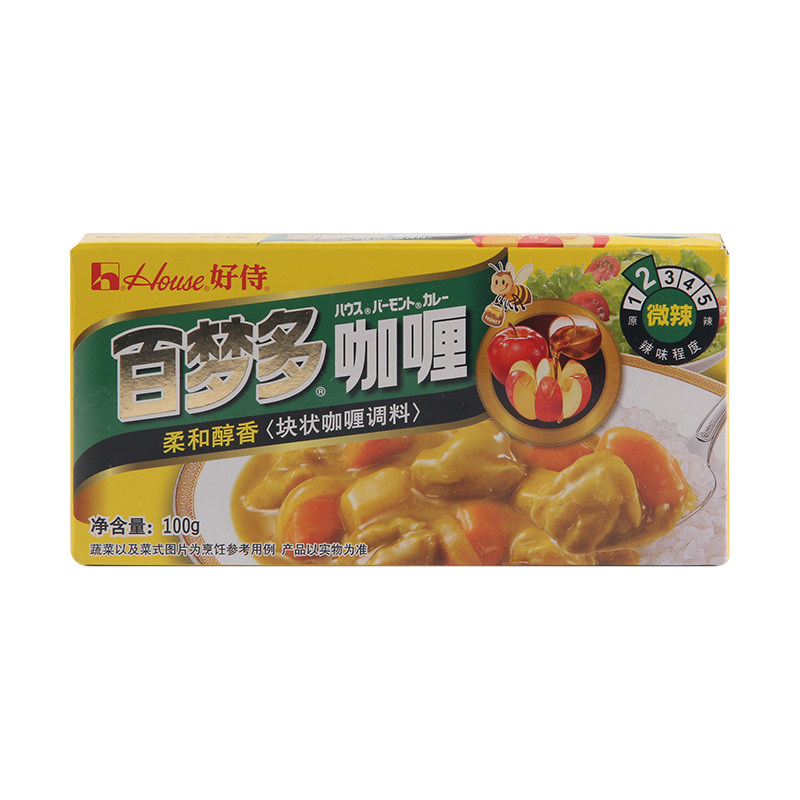 好侍百梦多咖喱(微辣) 100g/盒|ruв категории зерно риса/север и Юг сухих грузов/приправы, приправы/джем/салат, приправы, карри - от Buy2taobao.com для оказания профессиональной услуги покупки агента Taobao