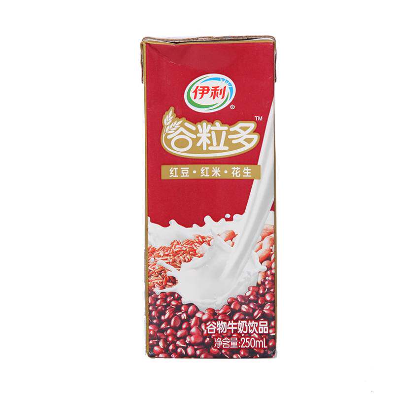 伊利谷粒多红谷牛奶(苗条装) 250ml/盒