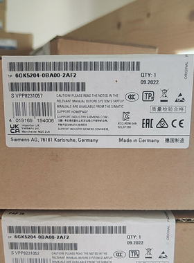 6GK5204-0BA00-2AF2 西门子交换机XF204 6GK5204-0BA00-2AF2