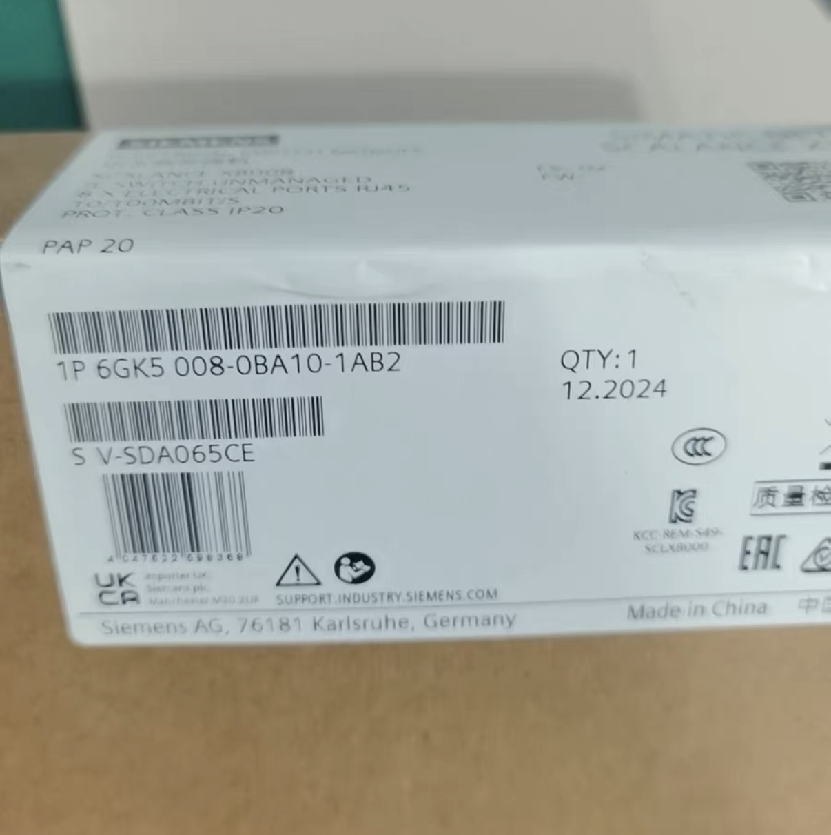 6GK5008-0BA10-1AB2西门子交换机S-100 6GK5008-0BA10-1AB2