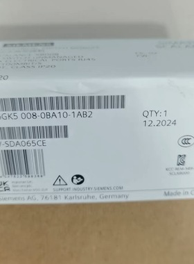 6GK5008-0BA10-1AB2西门子交换机S-100 6GK5008-0BA10-1AB2